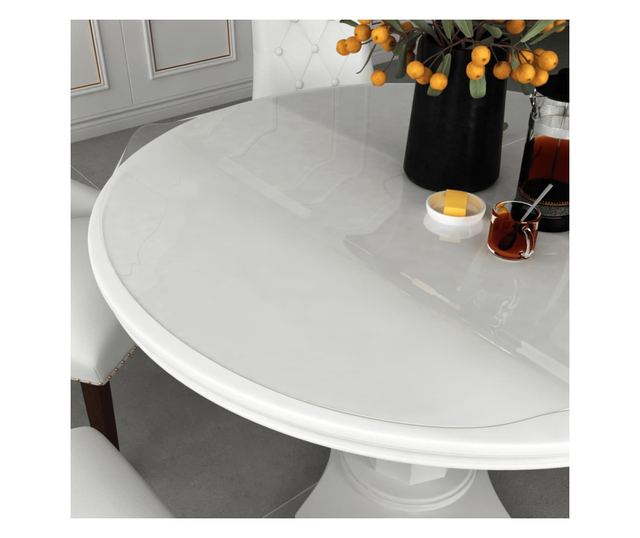 Zaštita za stol prozirna Ø 100 cm 2 mm PVC