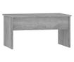 Klubska mizica siva sonoma 80x50,5x41,5 cm konstruiran les