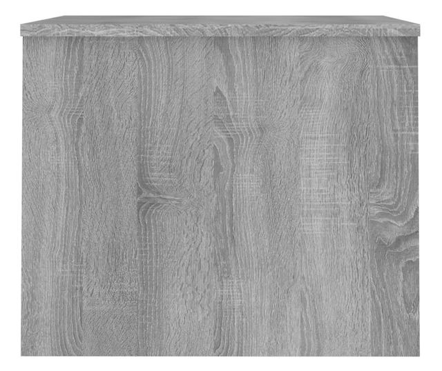 Klubska mizica siva sonoma 80x50,5x41,5 cm konstruiran les