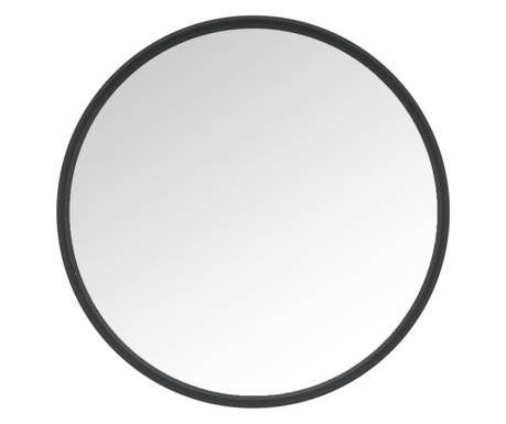 Oglindă de perete, negru, 30 cm