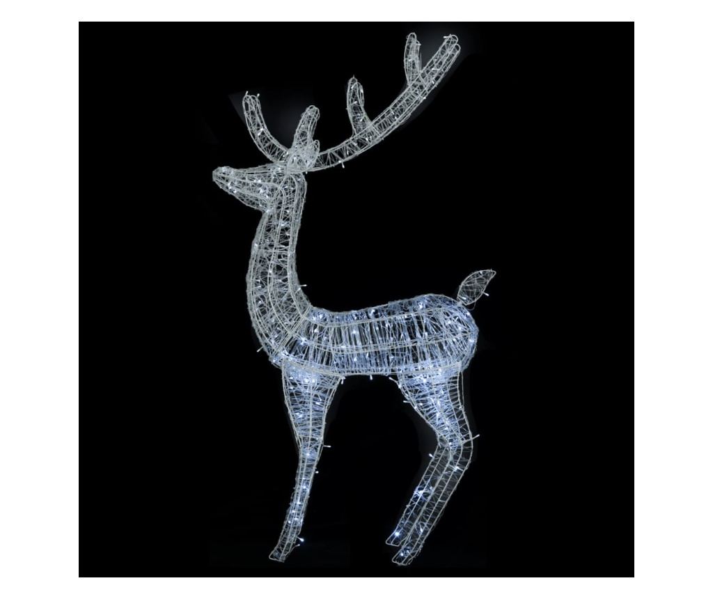 Božićni sob, 250 LED svjetala, hladno bijela, 180 cm, akril, XXL - 5