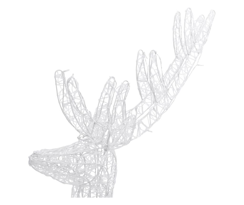 Božićni sob, 250 LED svjetala, hladno bijela, 180 cm, akril, XXL - 7