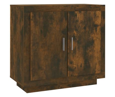Komoda dimljeni hrast 80x40x75 cm konstruiran les 