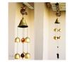 Clopotel de vant cu Clopotel tibetan pentru casa sau gradina, model cu bufnite
