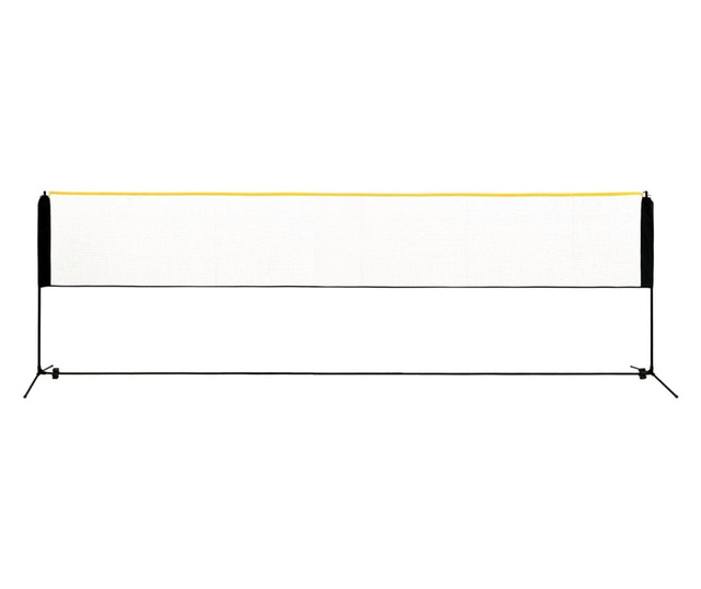 Siatka do badmintona, regulowana, 500x103x94-158 cm, metalowa