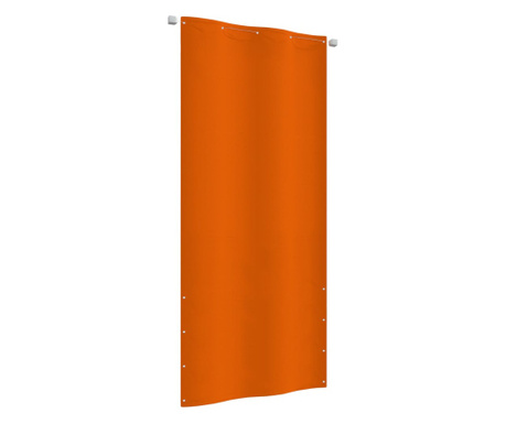 Paravan de balcon, portocaliu, 100 x 240 cm, tesatura oxford