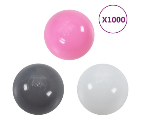 Kolorowe piłki do baseniku z piłeczkami, 1000 szt.