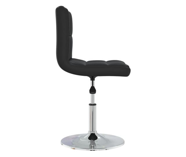 Kuhinjske stolice, 6 kom, crne, umjetna koža