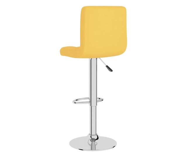 Barski stoli, 2 kosa, gorčično rumena, blago