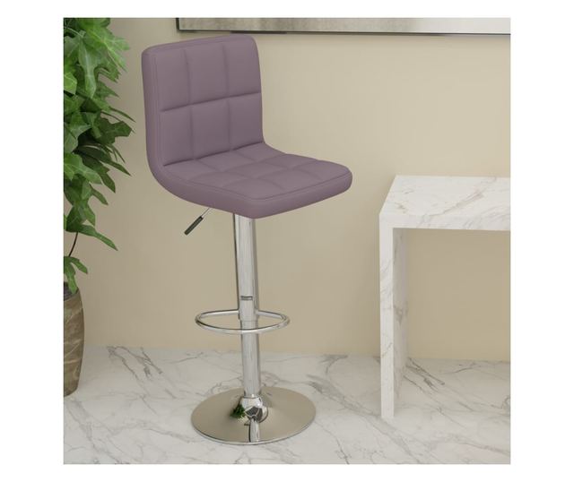 Barski stol, taupe siva, blago