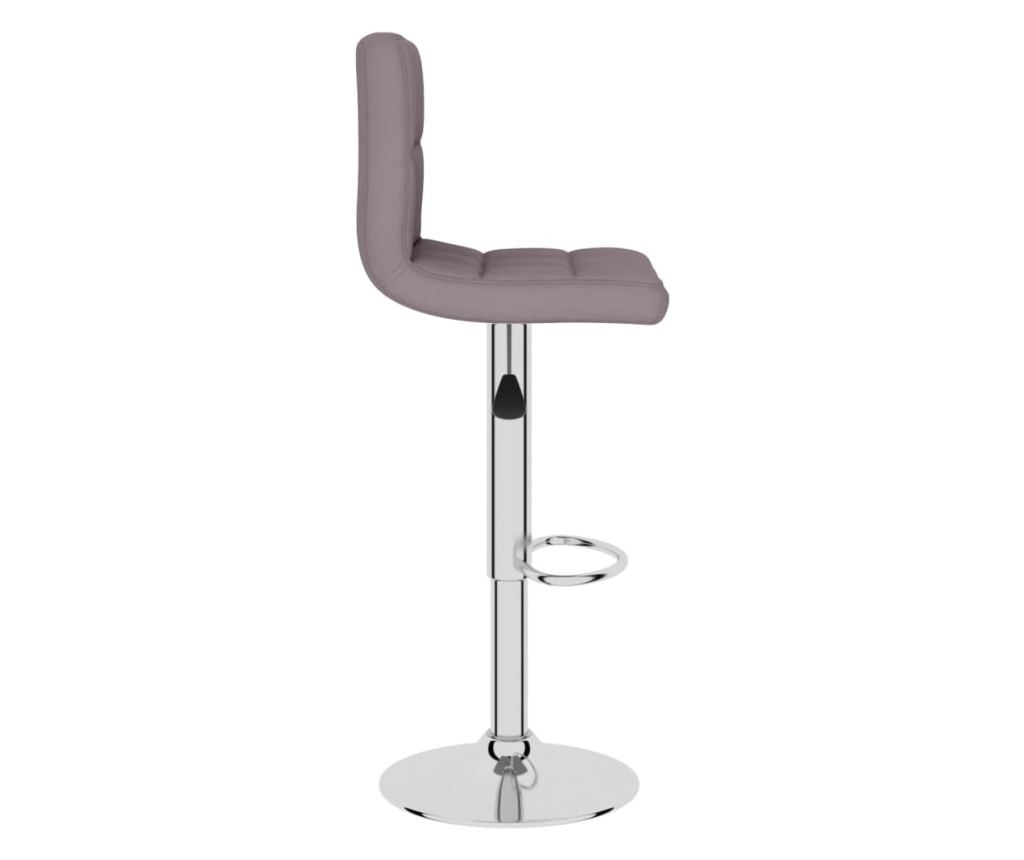 Barski stol, taupe siva, blago - 4