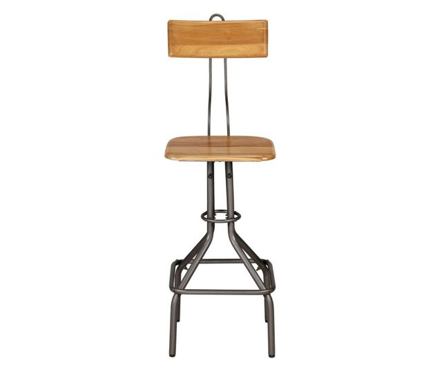 Barski stoli, 2 kosa, masiven recikliran tikov les