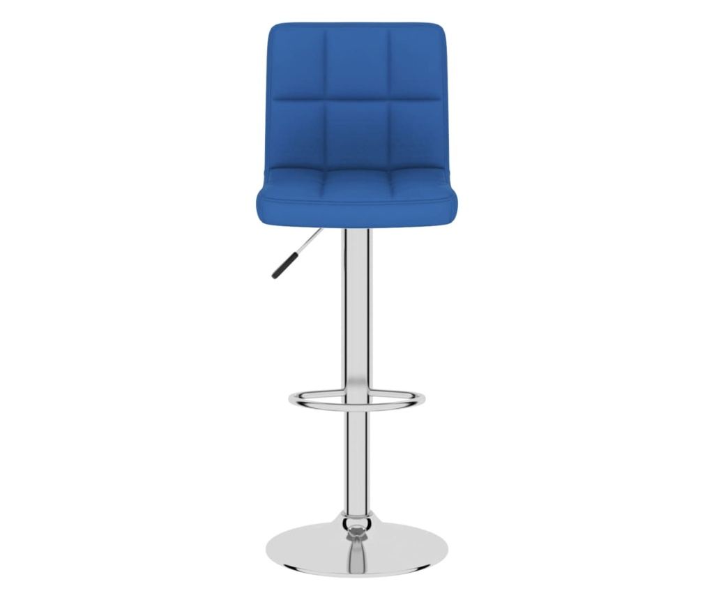 Barski stol, moder, tekstilni material - 3