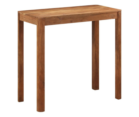 Barska miza iz lesa akacije v medeni barvi 110x55x106 cm