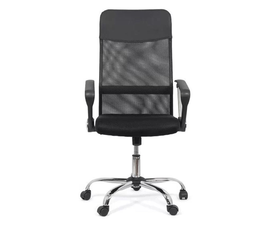 Ergonomski pisarniški stol TAZZ Mreža/Eco-usnje Črna - 2