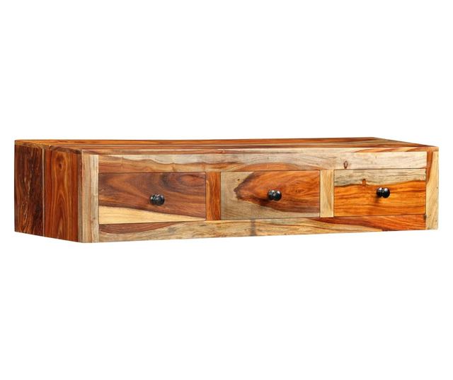 Masă consolă de perete, 100x25x20 cm, lemn masiv de sheesham