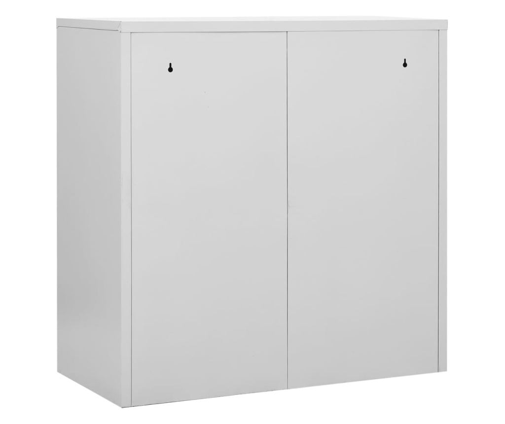 5 db világosszürke-zöld acél zárható szekrény 90 x 45 x 92,5 cm - 27