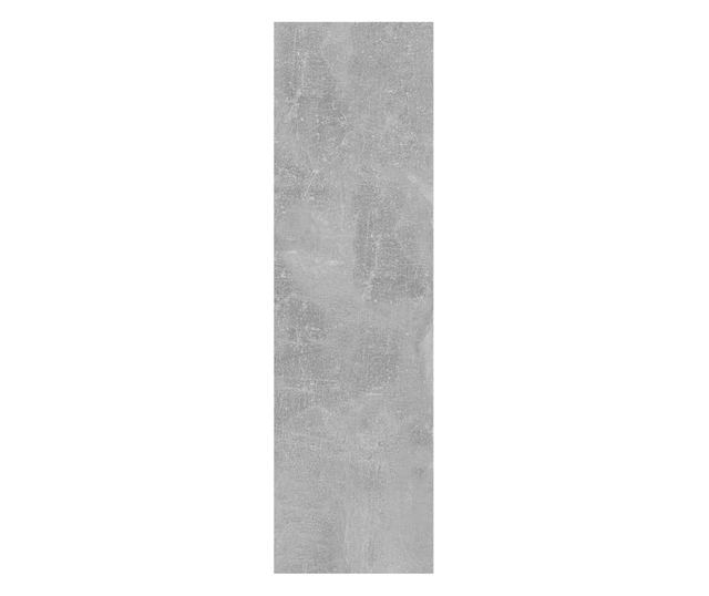 betonszürke forgácslap fali polc 75 x 16 x 55 cm