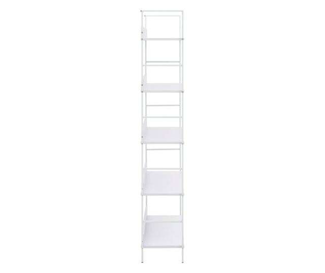 5 szintes fehér forgácslap könyvespolc 60 x 27,6 x 158,5 cm