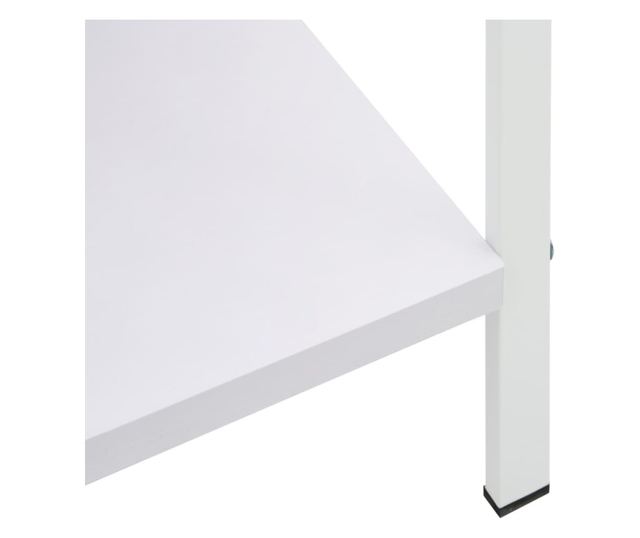 5 szintes fehér forgácslap könyvespolc 60 x 27,6 x 158,5 cm
