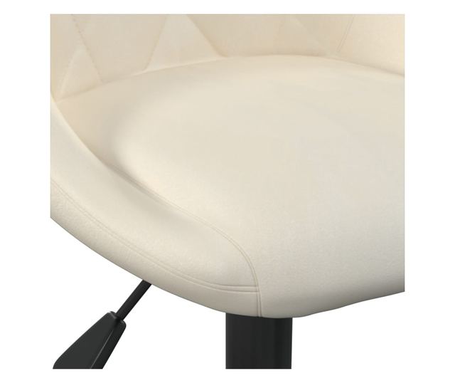 Barski stol, krem barva, žamet