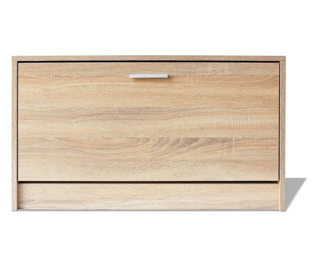 Banca de stocare pantofi, 80x24x45 cm, culoarea stejarului