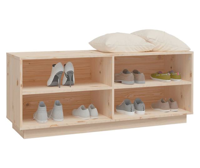 Pantofar, 110x34x45 cm, lemn masiv de pin