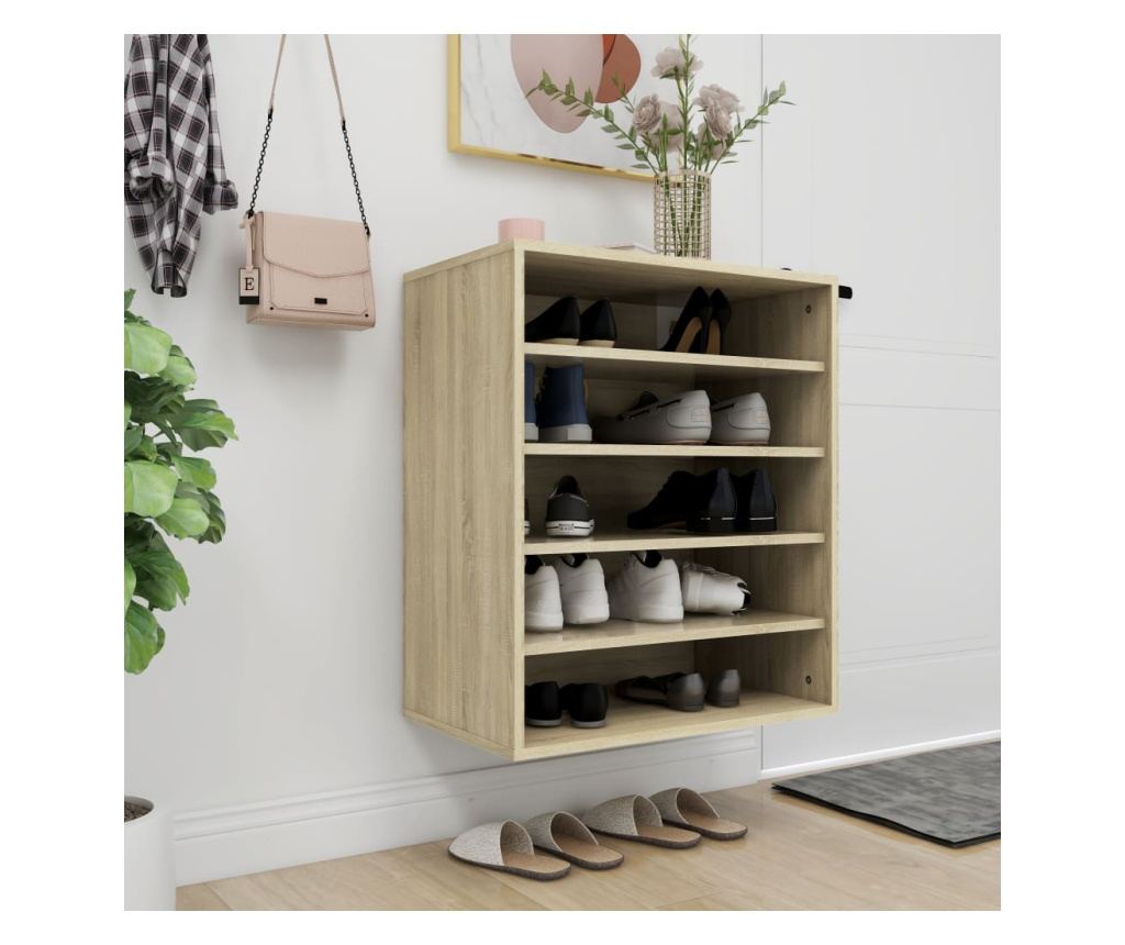 Pantofor, sonoma hrast, 60x35x70 cm, PAL - 3