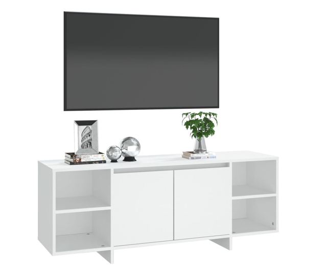 TV ormarić bijeli 130 x 35 x 50 cm od iverice