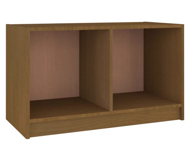 TV ormarić smeđa boja meda 70 x 33 x 42 cm od masivne borovine