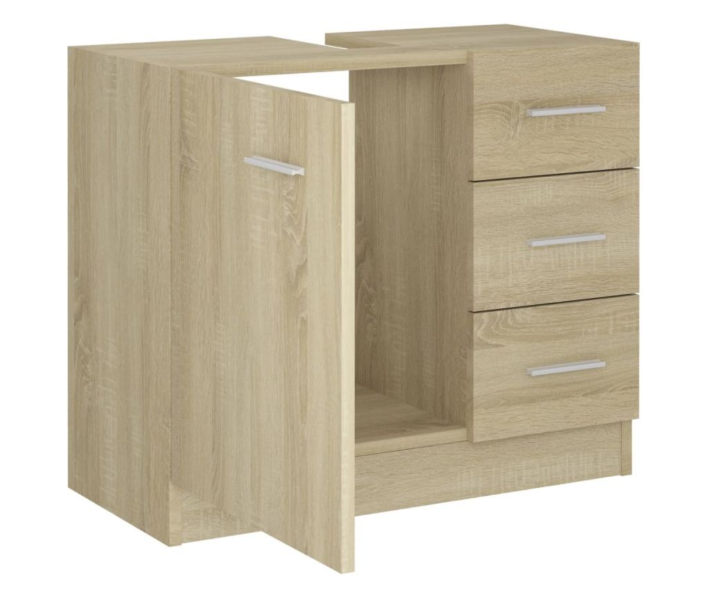 Мивка маска, сонома дъб, 63 х 30 х 54 см, ПДЧ - 7