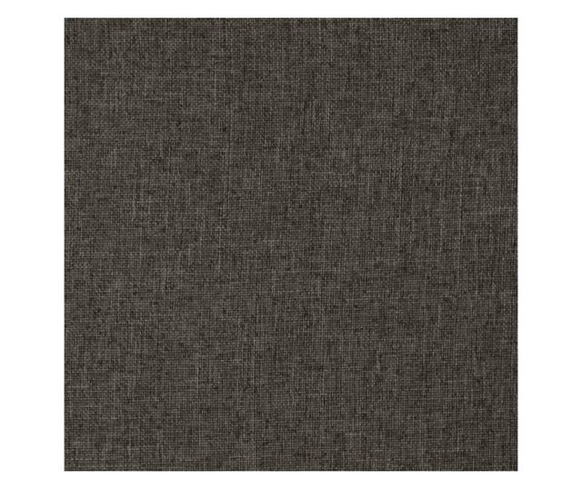 Sjedalo s rotirajućim podnožjem, tamnosivo, tekstilni materijal