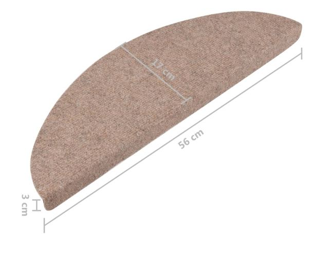 ntapads lpcssznyeg, 15 db, bzs, 56x20 cm