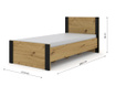 Otroška enojna postelja  102x200x90 cm