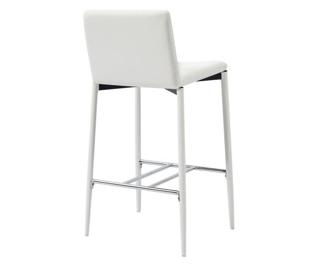 Set za bar, 5 komada, bijela, ekološka koža