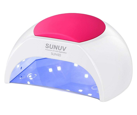 Professzionális manikűr-pedikűr lámpa, Neo Sun 2C, 33 LED-es UV körömszárító időzítővel és mozgásérzékelővel, időzítővel, 48 W