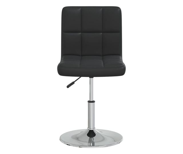 Kuhinjske stolice, 6 kom, crne, umjetna koža