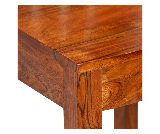 Jedilni stoli 2 kosa trden les medene barve, moderno