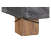Husa mobilier gradina AeroCover pentru set masa si scaune gradina, 130x130x85 cm, patrata, antracit