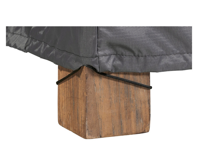 Husa mobilier gradina AeroCover pentru coltar, 300x300x100x70 cm, forma L, antracit