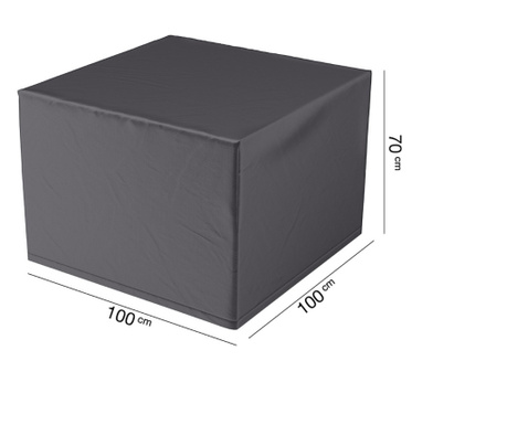Husa mobilier gradina AeroCover pentru fotoliu, 100x100x70 cm, patrata, antracit