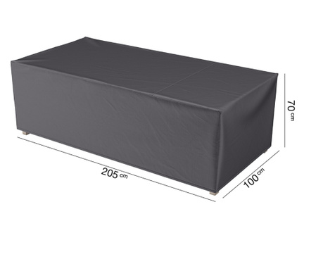 Husa mobilier gradina AeroCover pentru canapea, 205x100x70 cm, dreptunghiulara, antracit