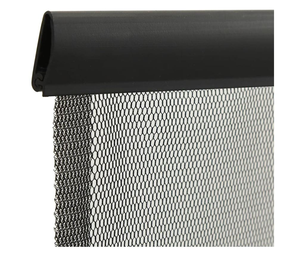Zastor protiv insekata s 10-dijelnom mrežom crni 240 x 240 cm - 11