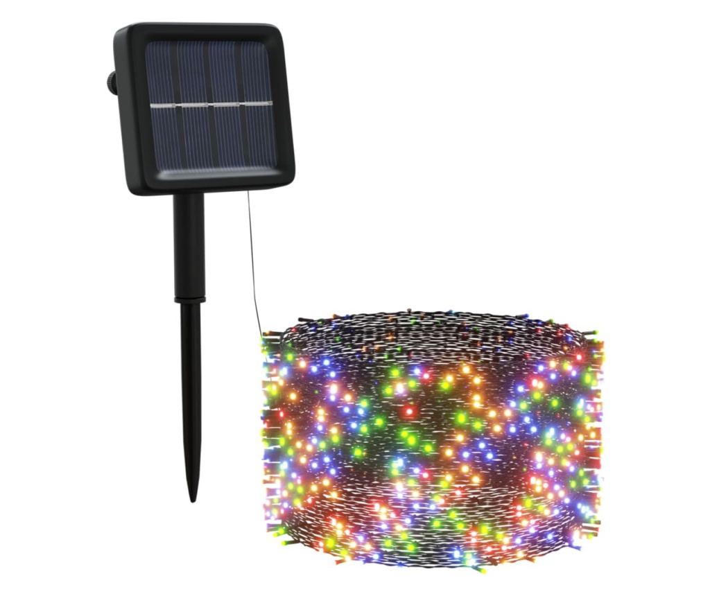 Solarna bajkovita svjetla 5 kom 5x200 LED višebojna unutarnja/vanjska - 3