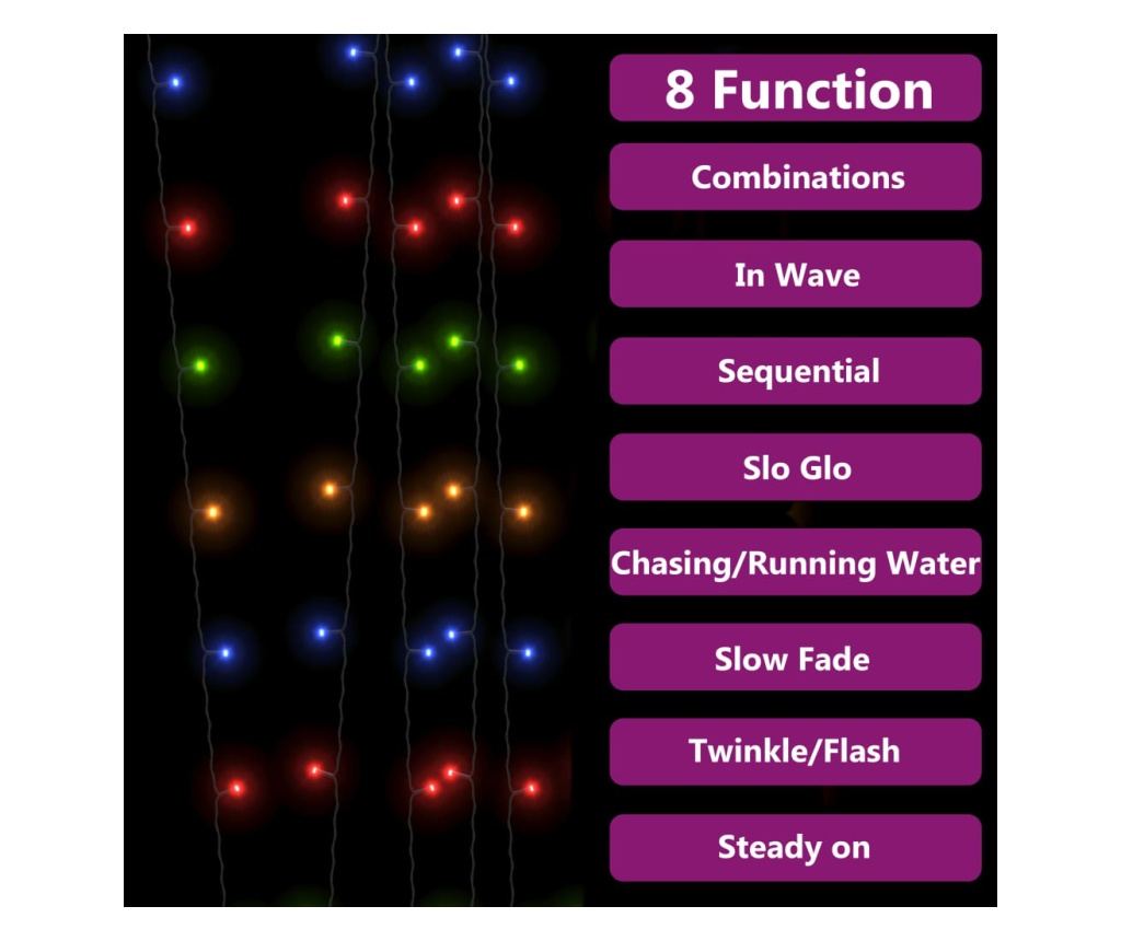 Solarna bajkovita svjetla 5 kom 5x200 LED višebojna unutarnja/vanjska - 5