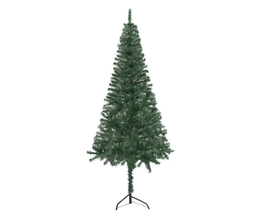 Umjetno božićno drvce, kutno, zeleno, 180 cm, PVC - 3