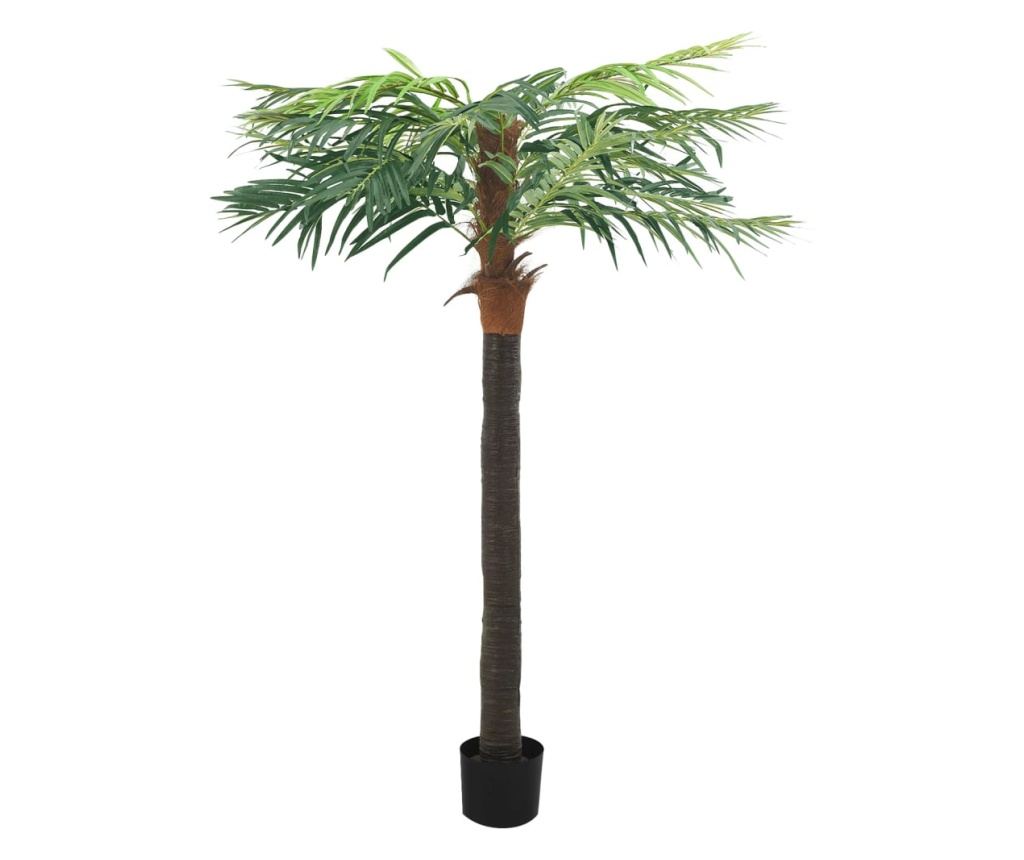 Umjetna biljka palma feniks s loncem, zelena, 215 cm - 2