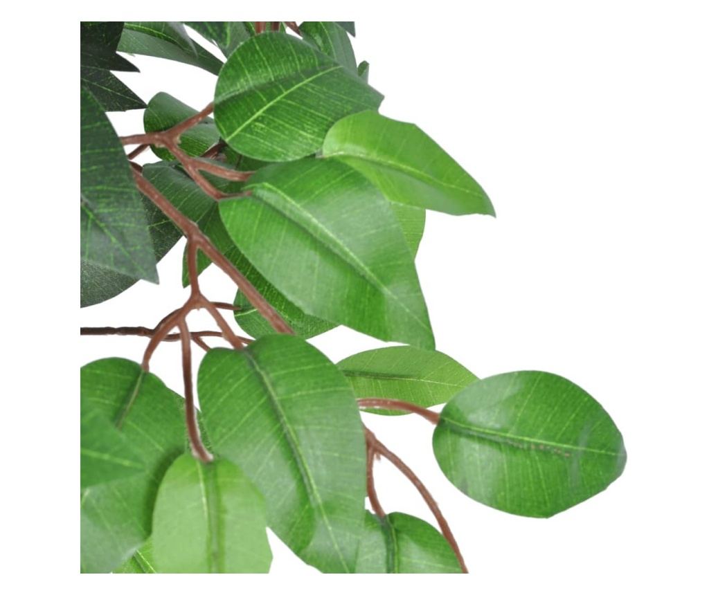 Umjetni fikus s prirodnim izgledom i loncem, 110 cm - 2