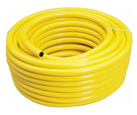 Wąż ogrodowy, żółty, 12 mm x 30 m, 56314