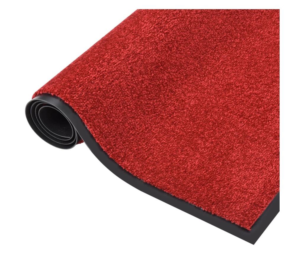 Covoraș de ușă, roșu, 80x120 cm - 2